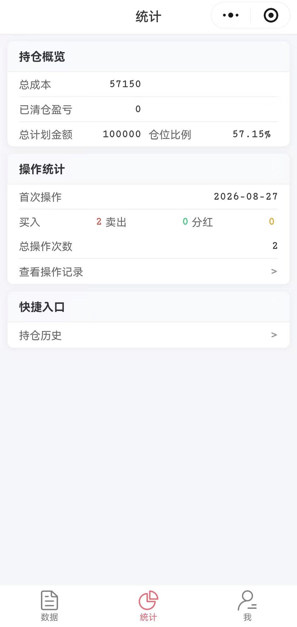 浅网格助手统计概览界面